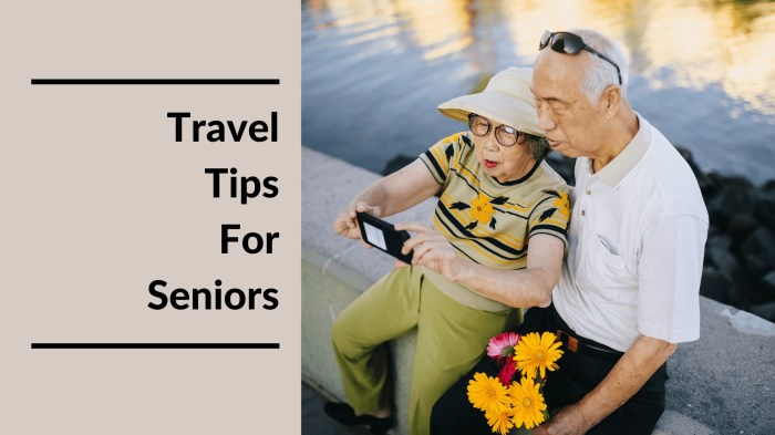 Senior citizen travel advice